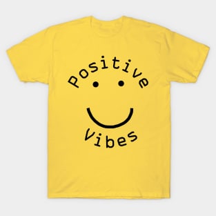 Positive Vibes Smiley Face T-Shirt